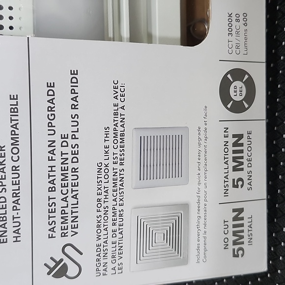 BROAN NUTONE FG800SPK LED GRILL and SPEAKER - Picture 3 of 5